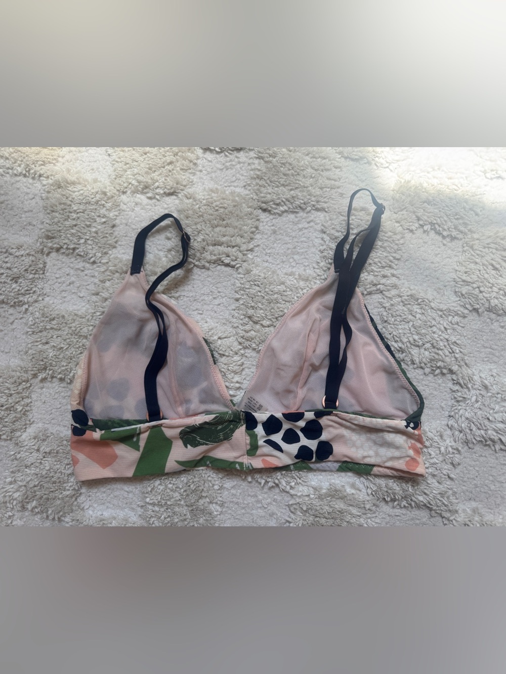 Stance Abstract Print Knit Bralette - Picture 2 of 3